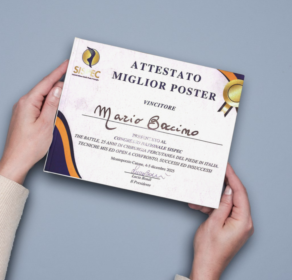 attestato miglior poster sispec 2025