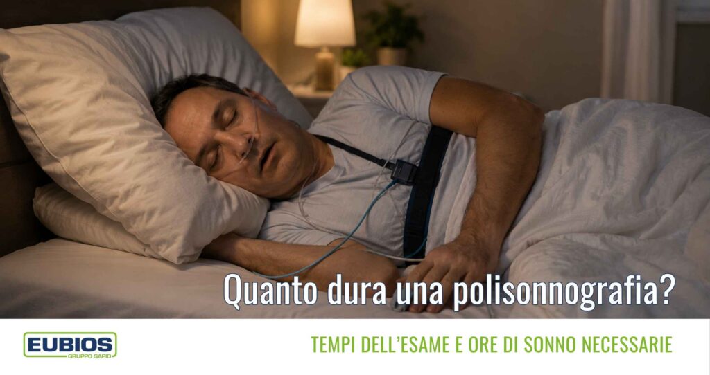 Quanto dura polisonnografia? Tempi dell’esame e ore di sonno necessarie